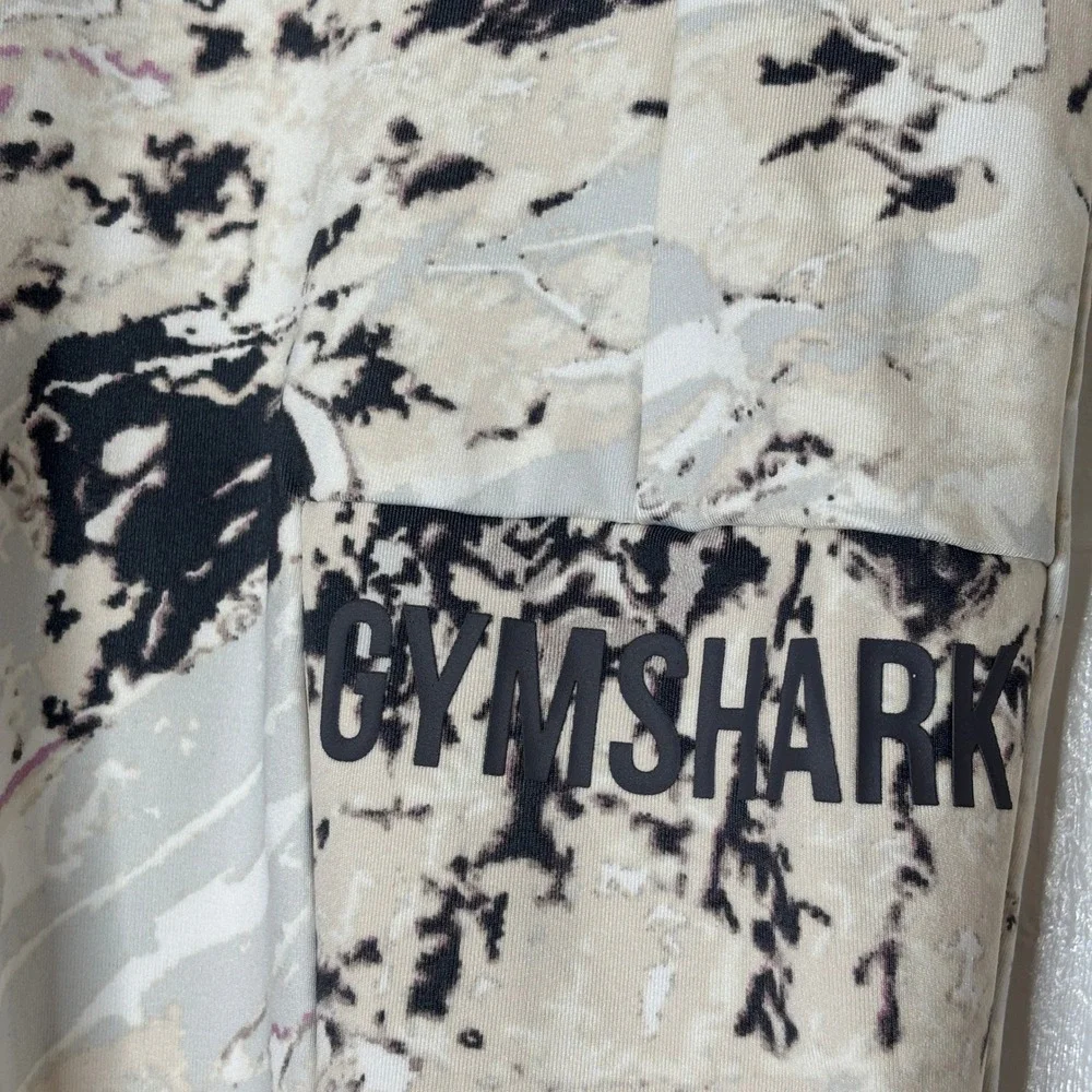Gymshark Ori Marbled Print Athletic Leggings Women Size M - Picture 5 of 11